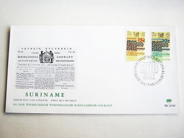 1974 Surinaamse Courant 200 jaar - (5769)
